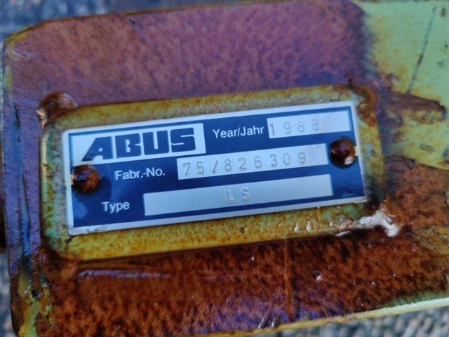 940086-3 Svängpelarkran Abus 500 kg