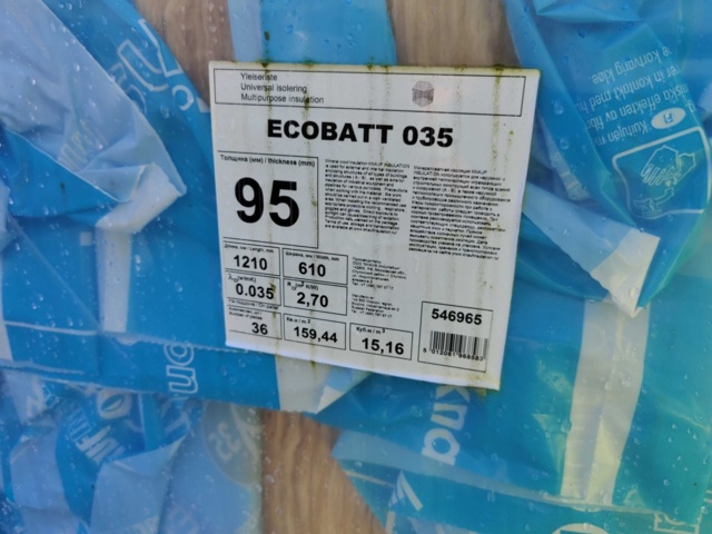 940097-9 Insulation boards Knauf Insulation Ecobatt 035 (3 pallets)
