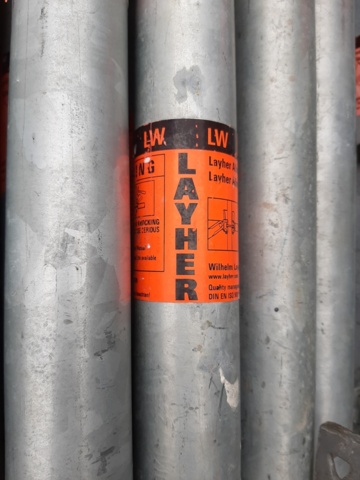 920445-3 Horizontal strut 2.57m - Layher / approx. 50pcs #14