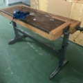 810057-3 Work bench for wood and metal work (reversible table top)
