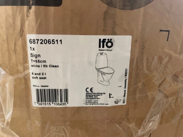 936180-2 Toilet seats Ifö 2 pcs