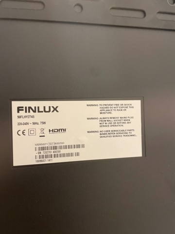 917358-5 Finlux TV 50" and pillar speakers Andersson