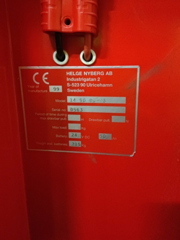 937440-6 Warehouse trolley ErgoBjörn 14 90 09 75