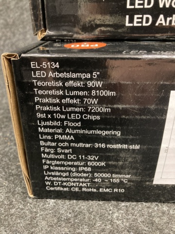 939421-3 2 work lights Award LED 5" 90W