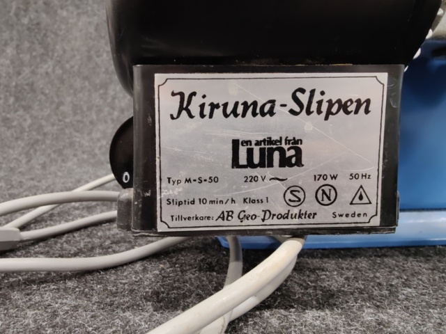 937333-3 Bench grinder Kiruna-Slipen Luna MS-50