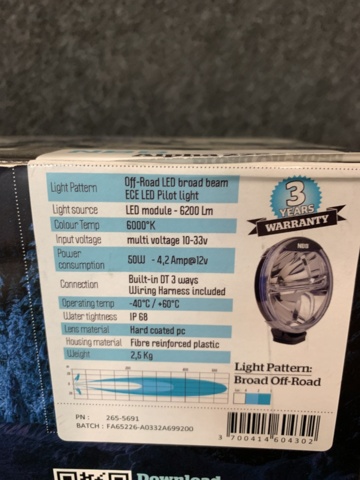 941832-3 2 extra lights NBB Alpha 225 LED