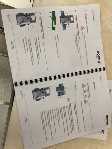 886935-8 Rolling machine Rondo