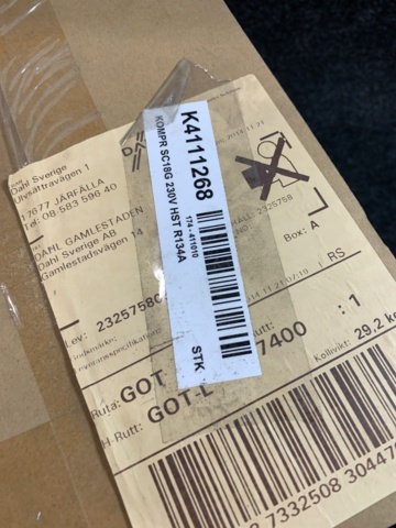 941152-4 Compressor Danfoss, SC18G, 230V HST R134A