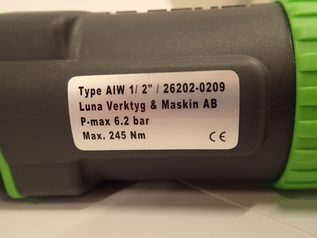 942144-5 Angle nut driver Luna AIW 1/2" (new in box)