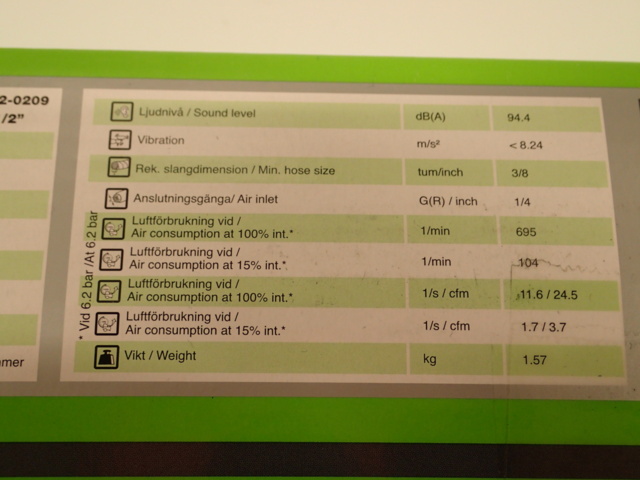 942144-18 Angle nut driver Luna AIW 1/2" (new in box)