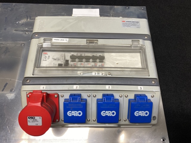 937286-2 Electrical centers Garo with earth-fault circuit breaker