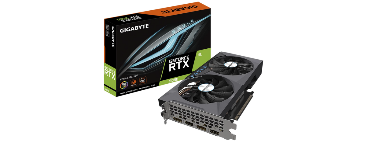 939699-1 Graphics card Gigabyte GeForce RTX 3060 EAGLE OC 12G 2.0 (LHR)