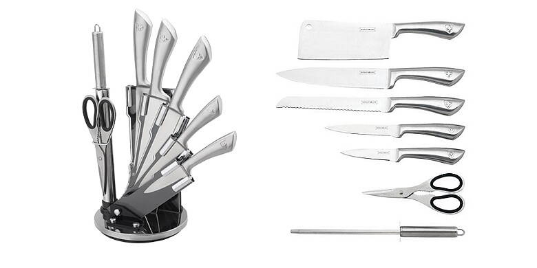 941267-2 The stainless steel knife set from Royalty Line