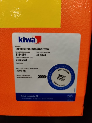 943353-27 Traverssystem Konecranes 3,2 ton