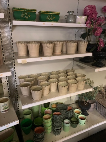 936197-9 pots, vases, etc