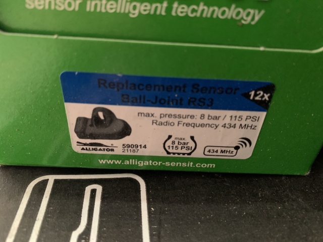 810072-5 TPMS tire valves and sensors Alligator Sens it