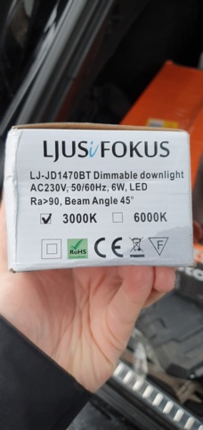 943563-6 20st LED spotlights med transformator, 6W, dimbar - Frakt ingår