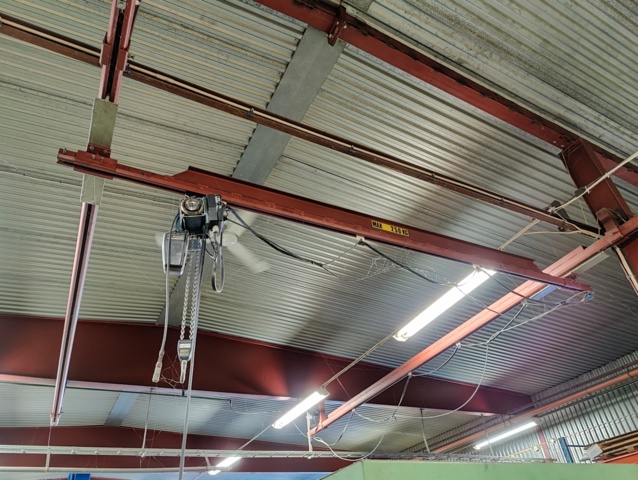 937469-5 Truss system with Donati hoists