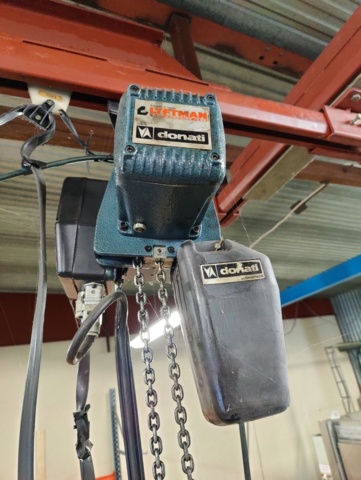 937469-7 Truss system with Donati hoists