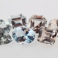 942752-1 Lot of faceted blue Topaz 52.67 ctv. with cert.