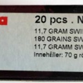 943571-1 30-06 Springfield 180gr Swift A-Frame, Norma, 20 pieces
