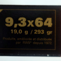 943603-1 9.3x64 Brenneke 293gr UNI (RWS) 20 pieces in box