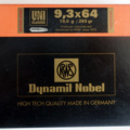 943603-2 9.3x64 Brenneke 293gr UNI (RWS) 20 pieces in box