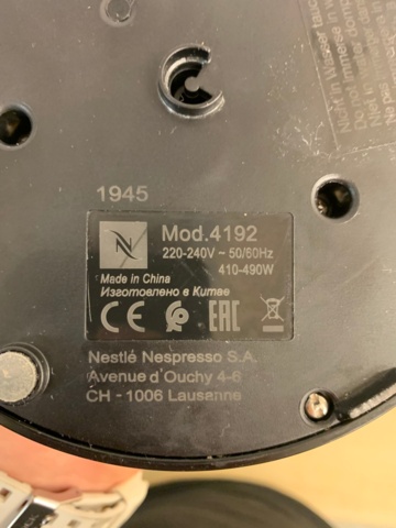 943635-21 Coffee machine - Nespresso Professional Aguila