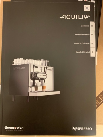 943635-22 Coffee machine - Nespresso Professional Aguila