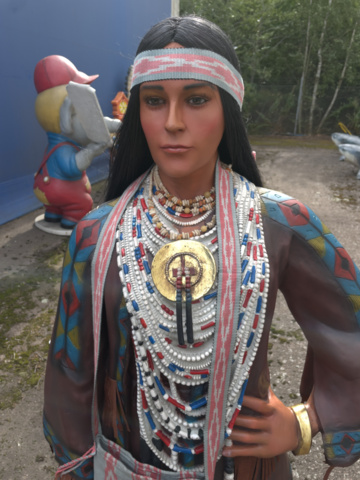 943121-6 Woman with adornment