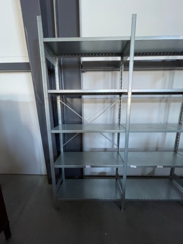 943826-3 Sheet metal shelf system 504x42x249