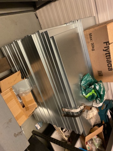 920525-7 Spare parts warehouse of mixed compote and storage shelves