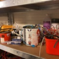 920525-15 Spare parts warehouse of mixed compote and storage shelves