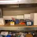 920525-22 Spare parts warehouse of mixed compote and storage shelves