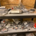 920525-27 Spare parts warehouse of mixed compote and storage shelves