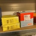 920525-32 Spare parts warehouse of mixed compote and storage shelves