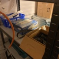 920525-40 Spare parts warehouse of mixed compote and storage shelves