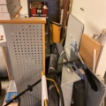 920525-41 Spare parts warehouse of mixed compote and storage shelves