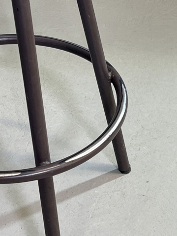 922932-7 Bar stool, HOF, H 75 cm, Jonas Bohlin, Black / Cognac, 2 pcs