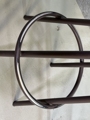 922932-8 Bar stool, HOF, H 75 cm, Jonas Bohlin, Black / Cognac, 2 pcs