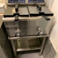 810135-1 Double fryer Royal Catering with stand