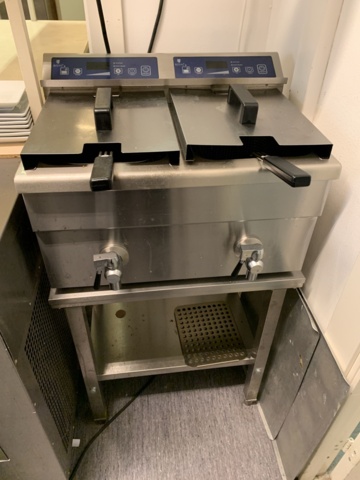 810135-1 Double fryer Royal Catering with stand