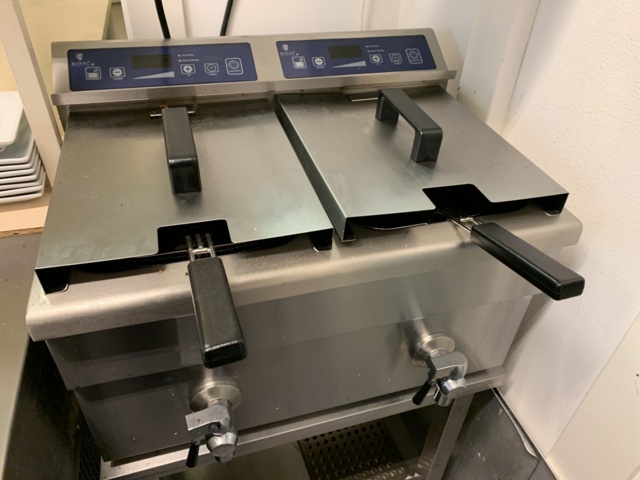 810135-2 Double fryer Royal Catering with stand