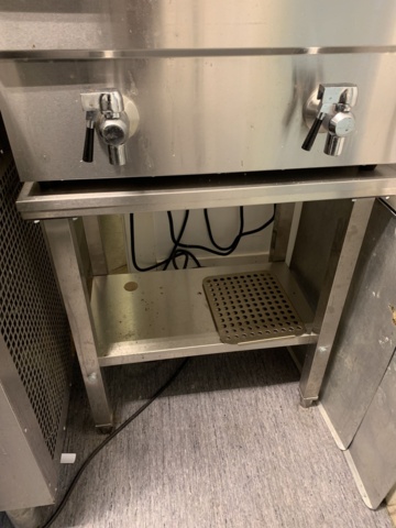 810135-6 Double fryer Royal Catering with stand