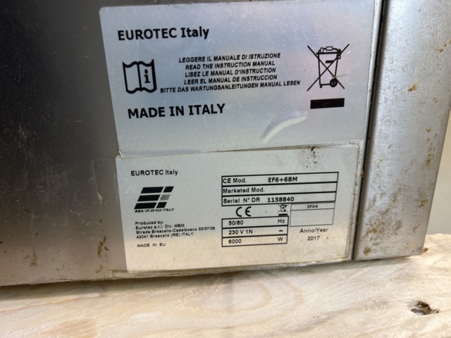 922949-10 Double fryer, MBM, type: EF6+6BM