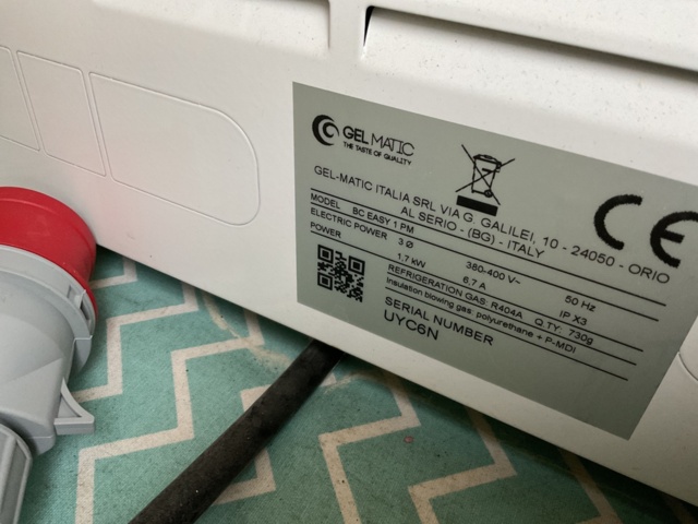 886995-5 Soft glass machine Gel Matic BC Easy 1 PM