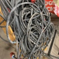 810483-5 Waste cart filled with electrical wiring