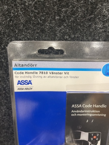 945043-3 Code hand for balcony door Assa 7810 left white