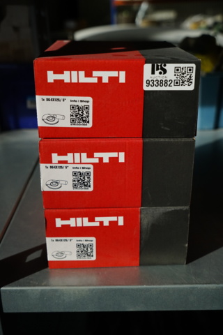 933882-2 Sanding caps Hilti DG-EX125/5" - 3 pcs