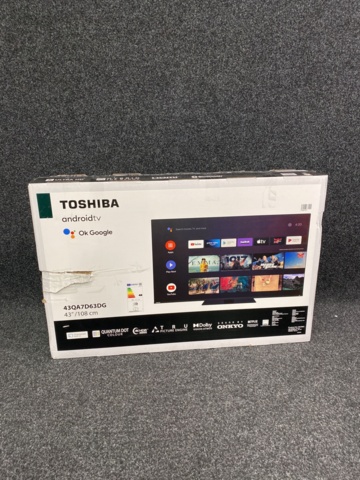 942097-2 43" 4K QLED Android Smart TV Toshiba 43QA7D63DG